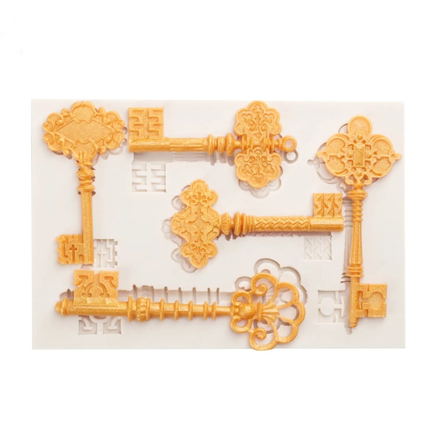 keyシリコンモールド(5種類) | シリコンモールド・クレイクラフト