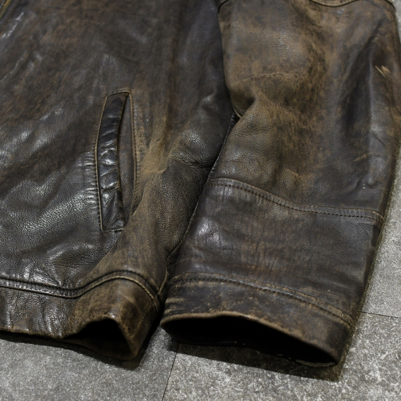 special Camel active lamb leather jacket