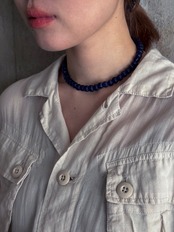 tay original／Vintage naga glass beads choker