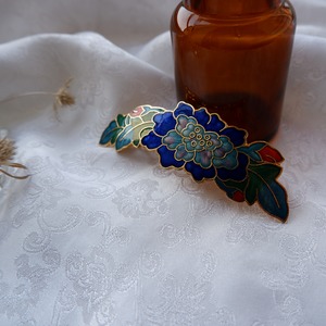 ギロッシュエナメルのバレッタ (vos-53)