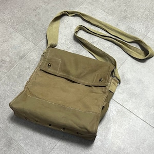 第二次世界大戦 イギリス軍 ガスマスクバッグ ショルダーバッグ WW2 軍物