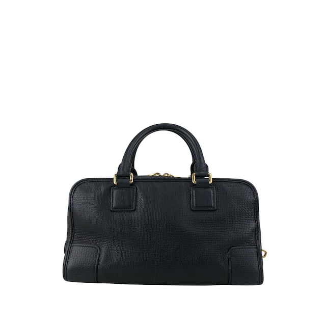 LOEWE ロエベ アマソナ28 ハンドバッグ ブラック アナグラム レザー ボストンバッグ vintage ヴィンテージ オールド n43dbr