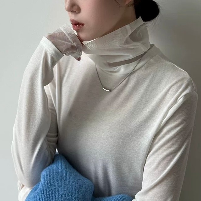 ハイネックスリムトップス　　233060