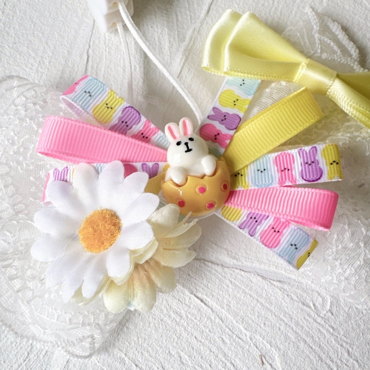 レースのうさちゃんリボンネックバンド