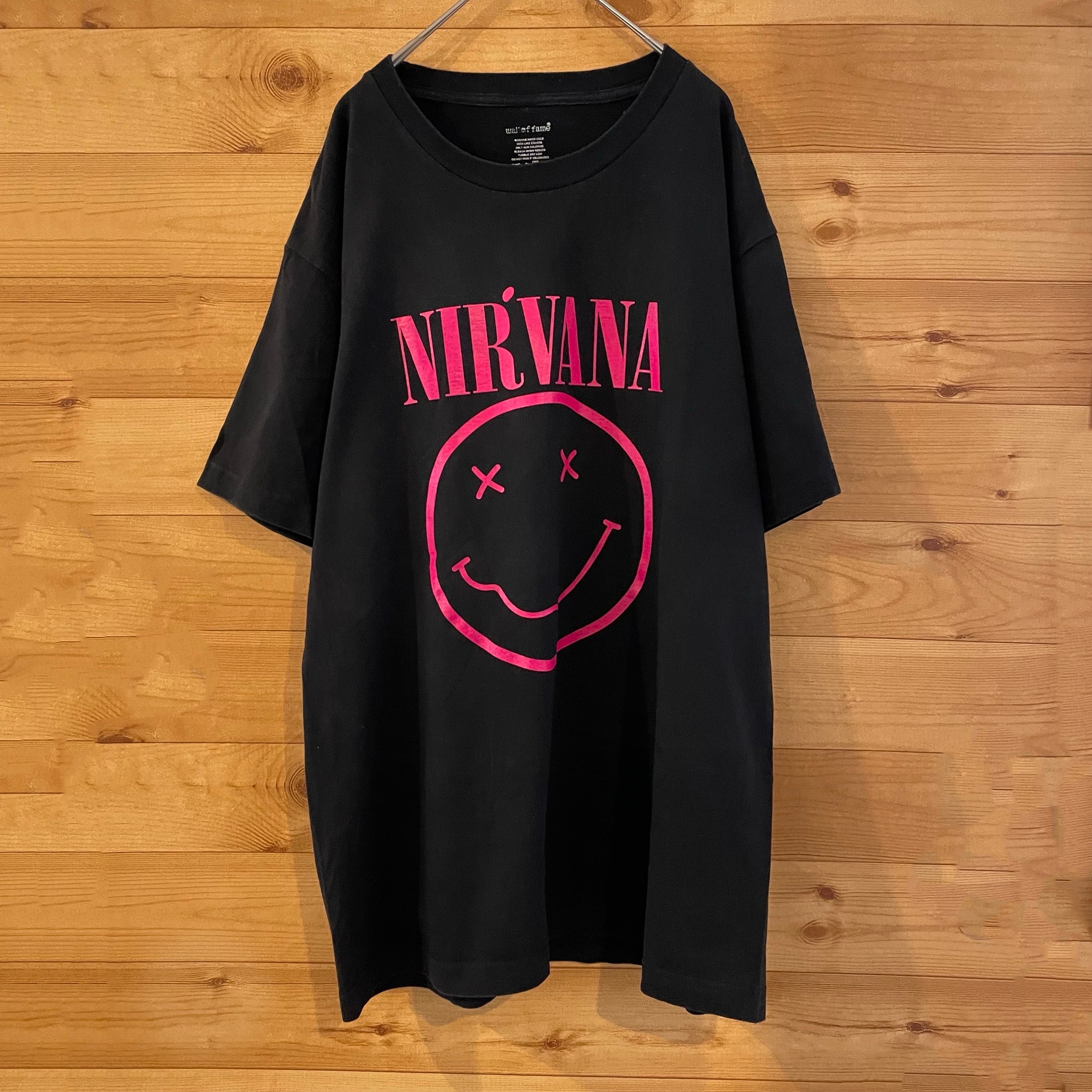 wall of fame】Nirvana バンドTシャツ ニコちゃん ニルヴァーナ カート ...