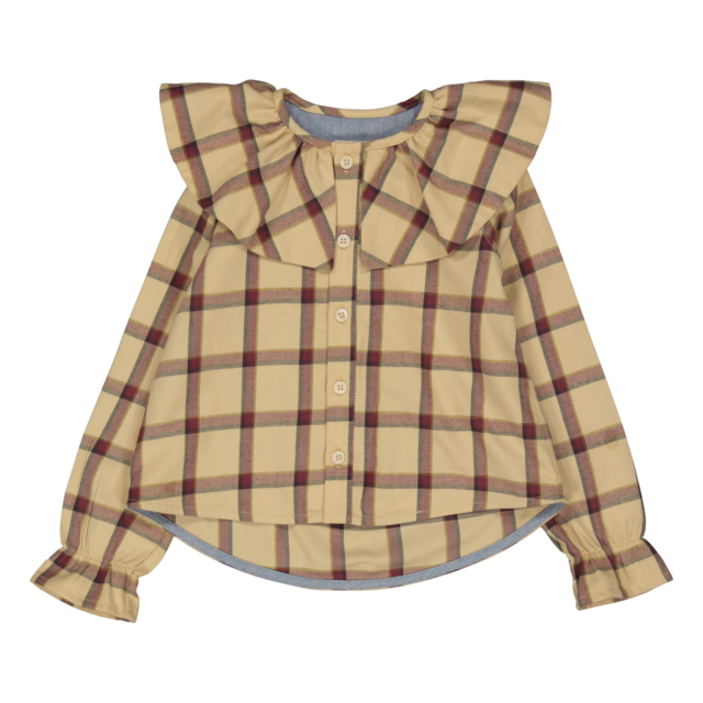 LOIR paris/Chemise BERTHE_tartan vanille(4y,6y)