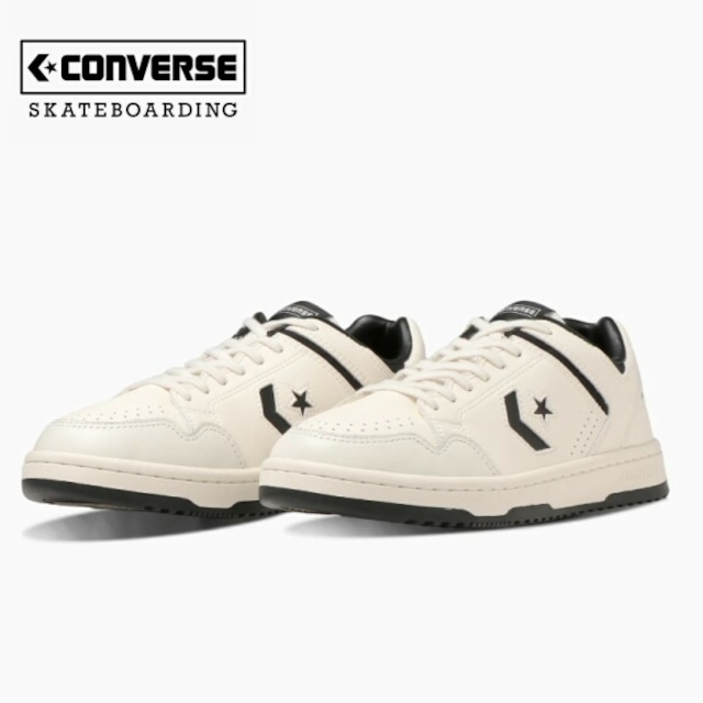 コンバース スケートボーディング CONVERSE SKATEBOARDING メンズ スニーカー ウエポン WEAPON SK OX WHITE/BLACK