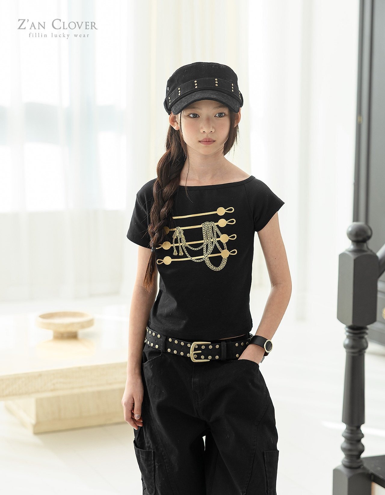ZAN CLOVER［取寄］gold chain tee 26winter
