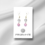 9月誕生石ピアス(クンツアイト)