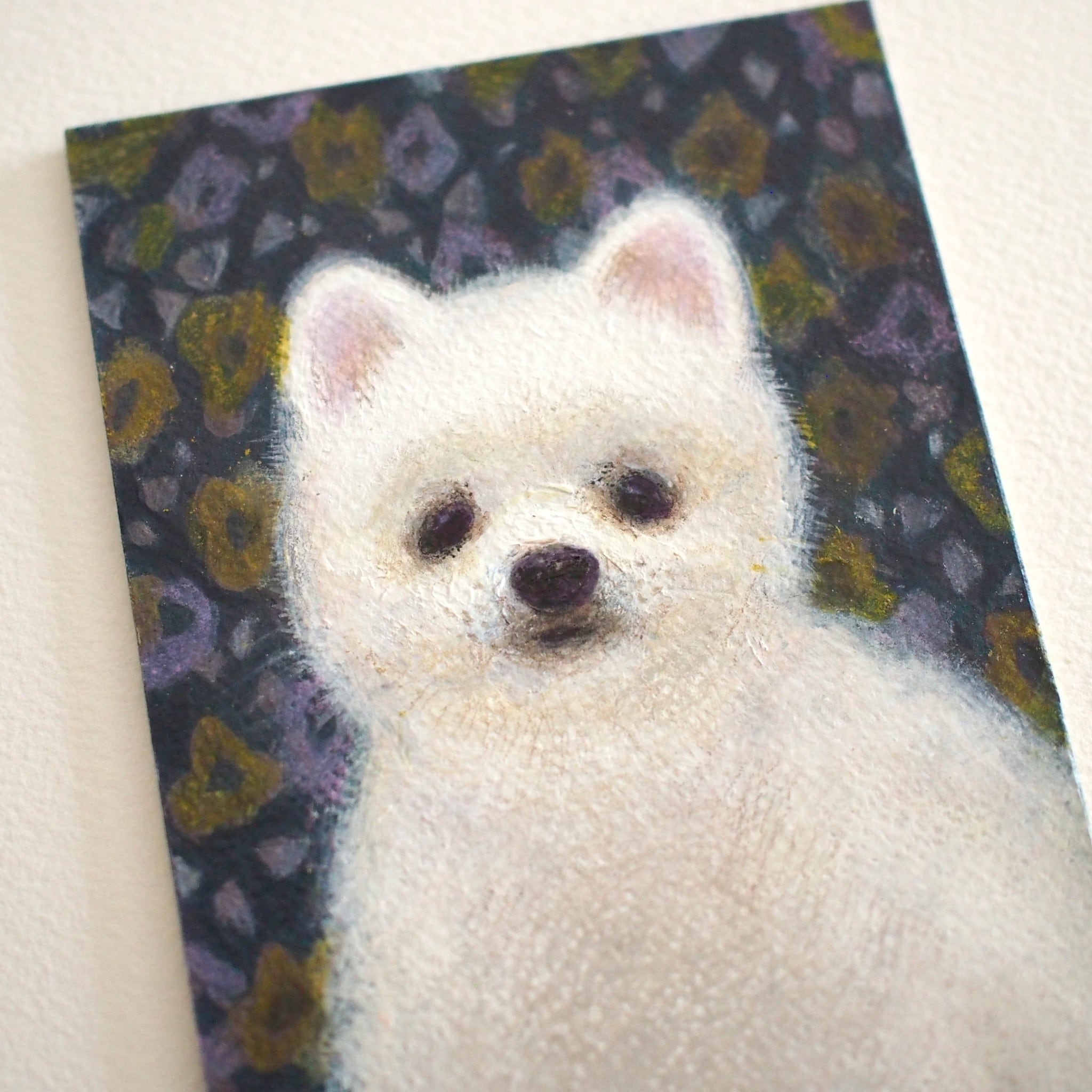 原画作品 ＊「 サマーカットのポメラニアン 」 | さらさまゆこ Online Shop