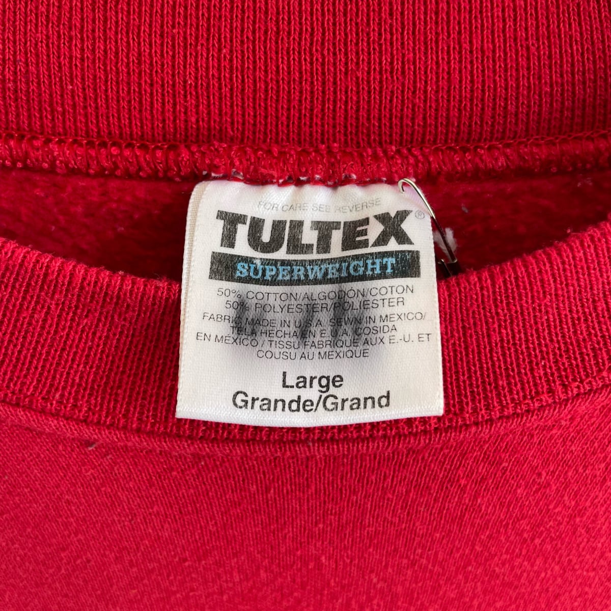 90s TULTEX オハイオ大学 アメフト スウェット 赤 レッド 古着 