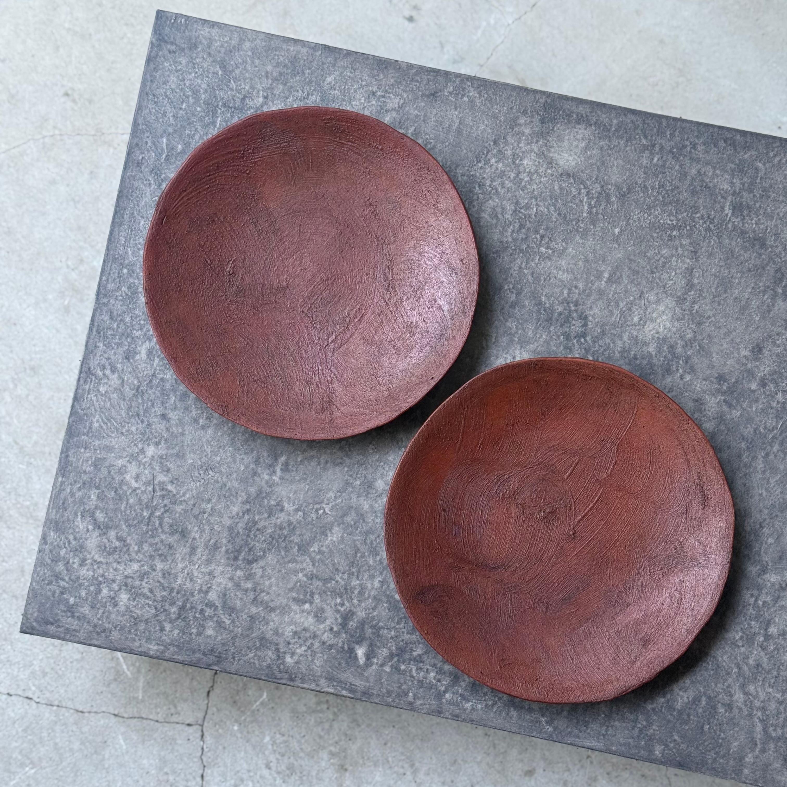 西川聡 赤い皿 | gallery 一白