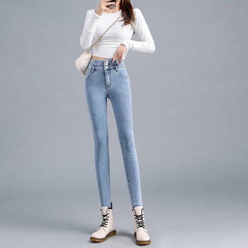 レギパン レディース デニム ロングパンツ ストレッチ スキニーパンツ 9分丈 ボタン3つ スリム 大人 美脚 おしゃれ ズボン 楽ちん 伸びる 大きい