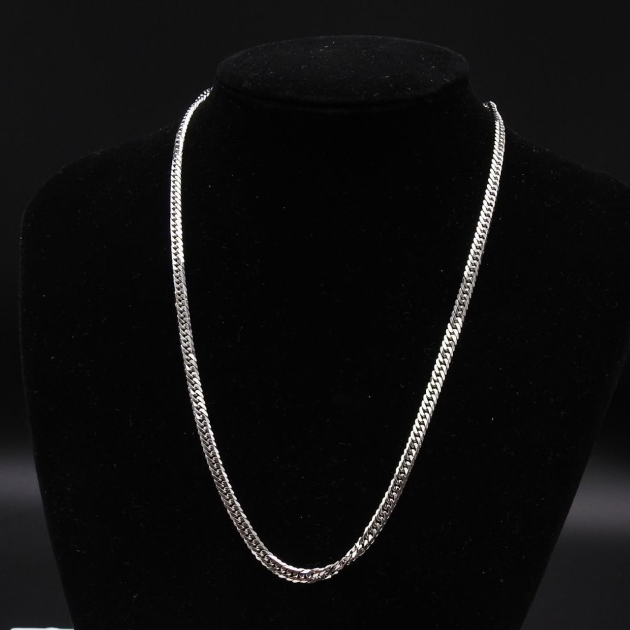 美品】Pt850 プラチナ W6面 喜平 ロングネックレス 幅4.0mm 50cm 30.28 