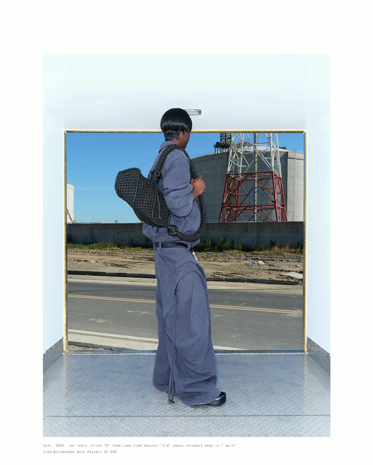 NUTEMPEROR Quip Project 029 Hand-Woven Crochet Bag