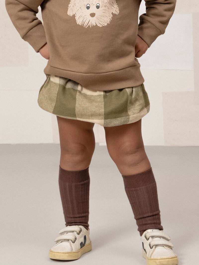 【STUDIO BOHEME】Bloomer ami/Kaki Gingham