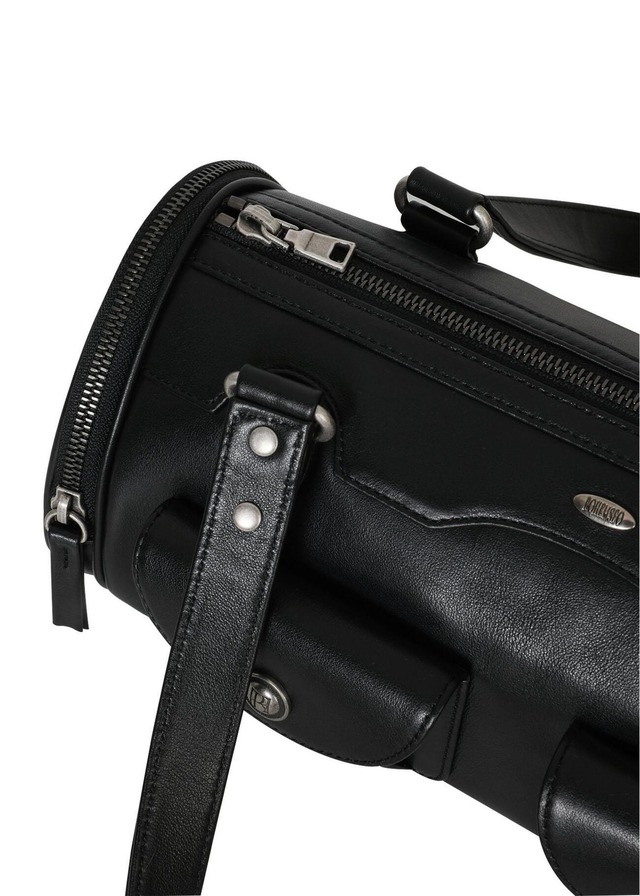 BOHEMIAN SEOUL] CARGO MINI SHOULDER BAG, MATTE BLACK 正規品 韓国 