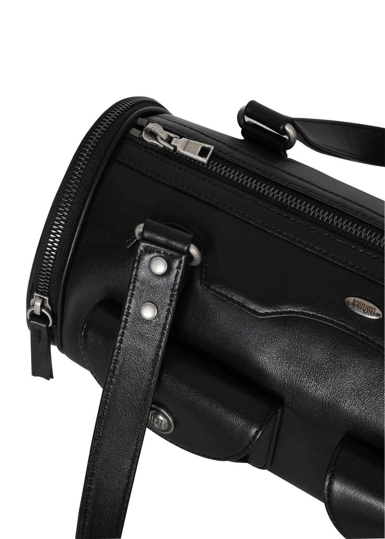 BOHEMIAN SEOUL] CARGO MINI SHOULDER BAG, MATTE BLACK 正規品 韓国 