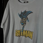00s USA製　JunkFood BATMAN T-shirt　バットマン　Tシャツ　アメリカ製　ジャンクフード　ライトブルー　　アメリカンコミックス　DCコミックス