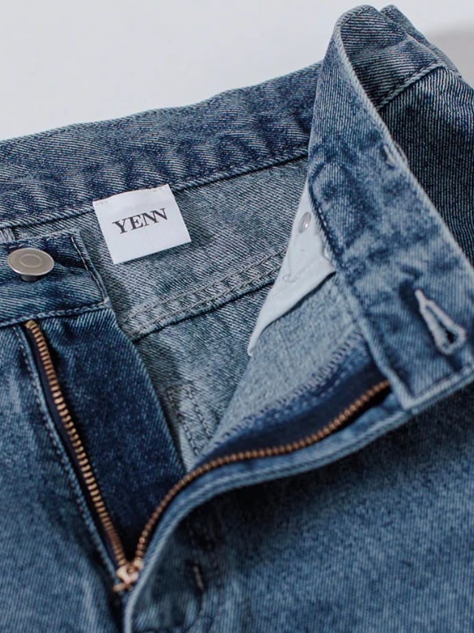 ✨【e.blue】『デニム ジーンズ』サイズ 30✨ YENN ジーンズ デニム デニムパンツ 「34サイズ展開」YENN サイド