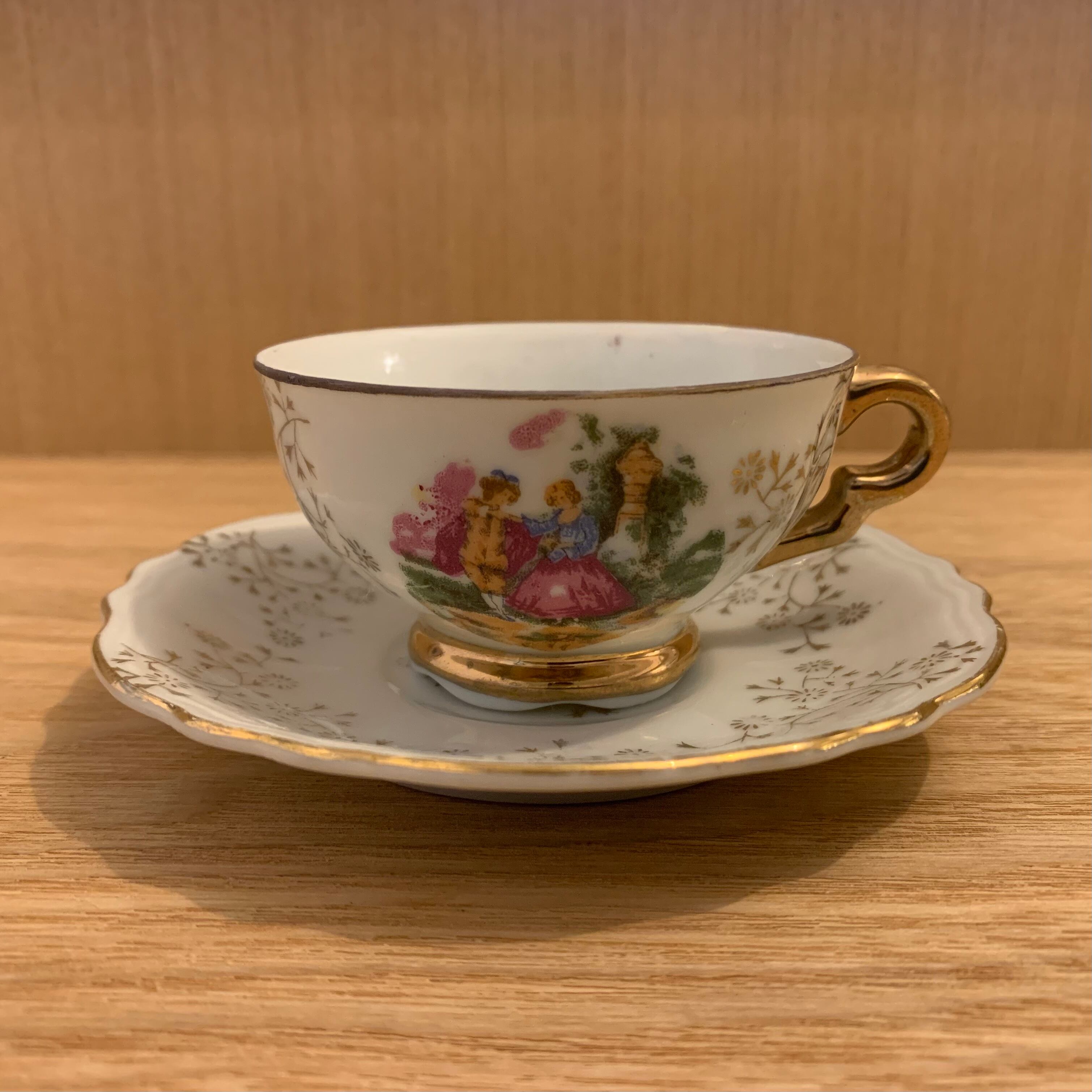 【 ヴィンテージカップ】 ヴィンテージ ミニカップ&ソーサー | Zelkova Antique and Art