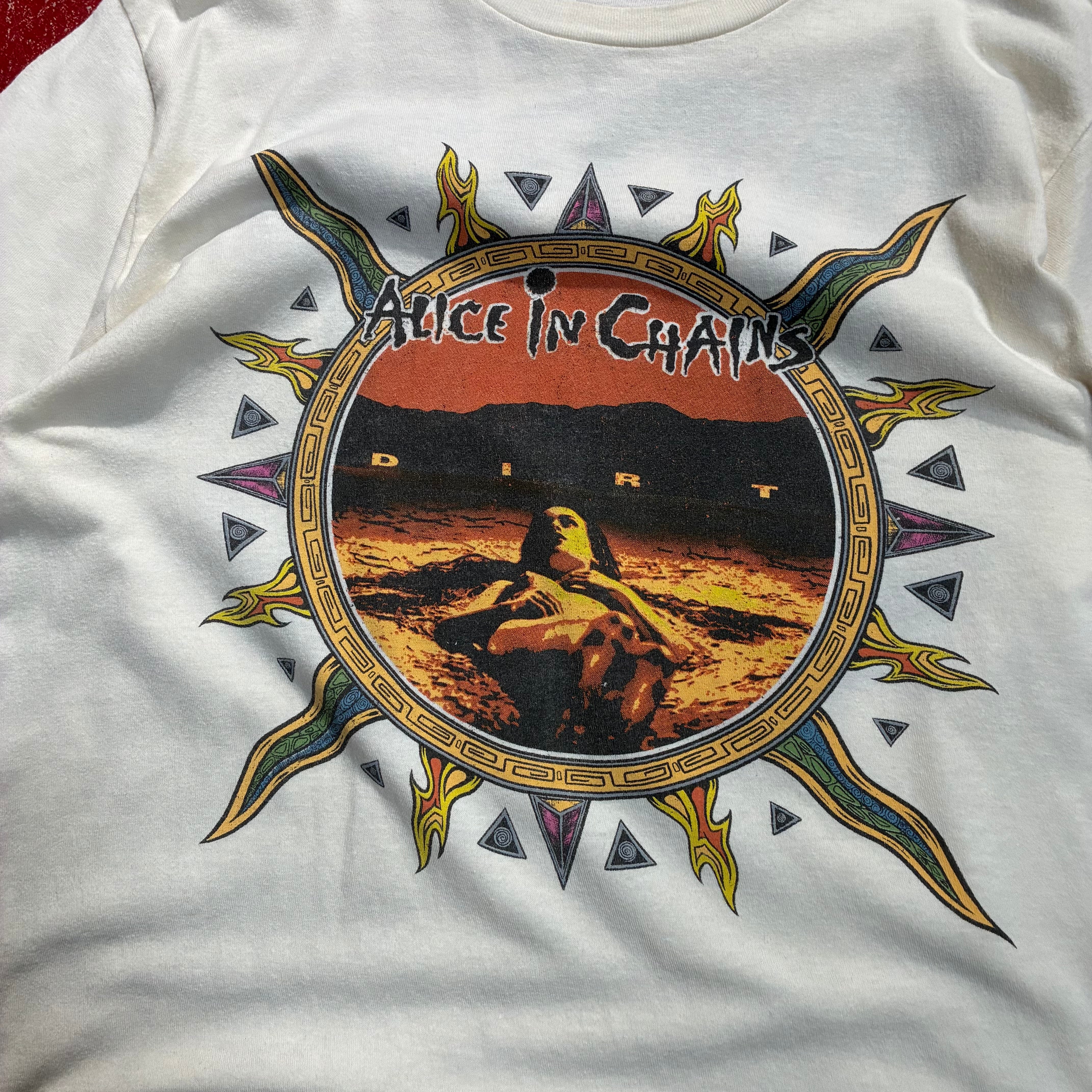ALICE IN CHAINS DIRT バンドTシャツ アリスインチェインズ クリーム色