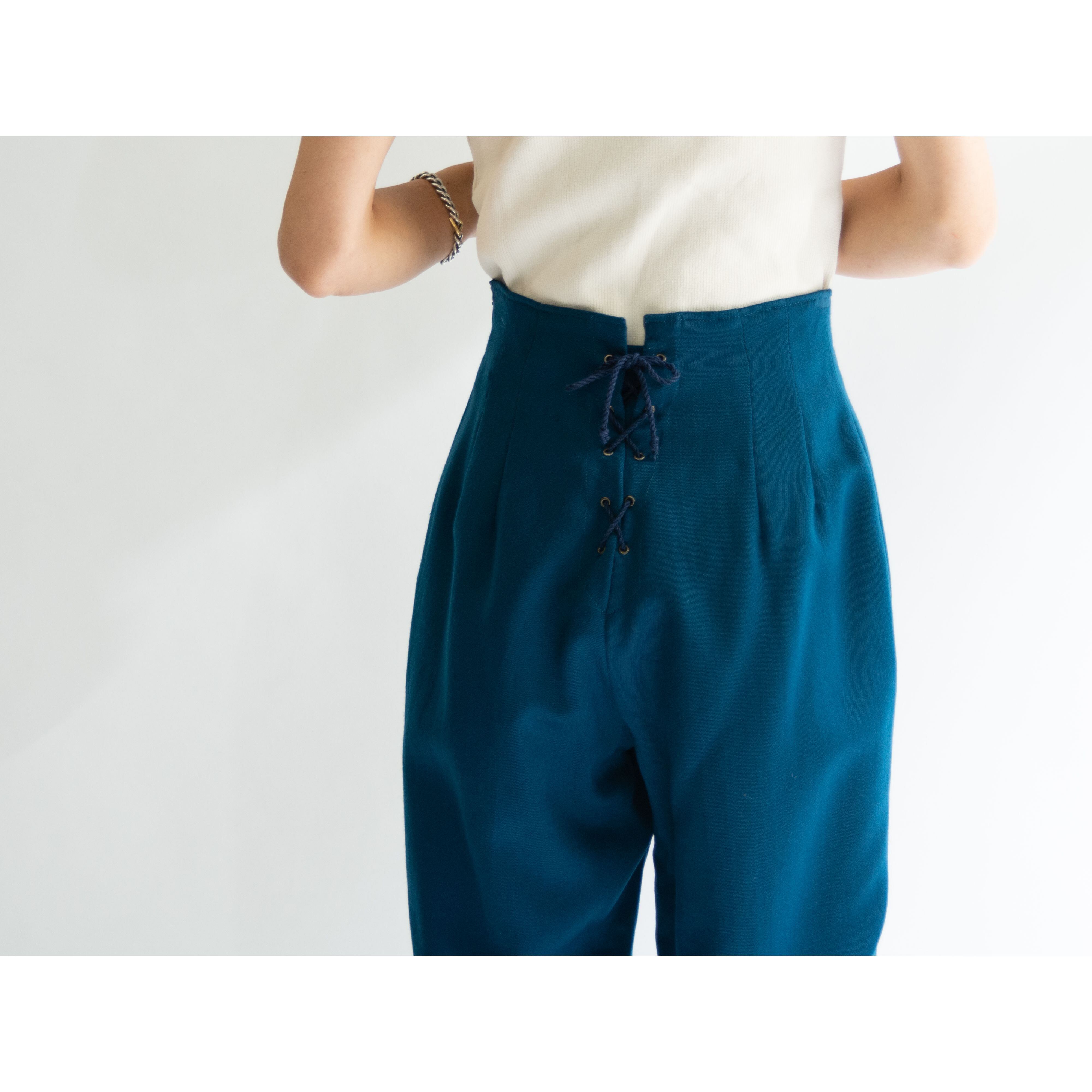 【Composition by KENZO】Made in Japan 100% Wool Cropped Tapered Pants(ケンゾー 日本製 クロップド テーパードウールパンツ)