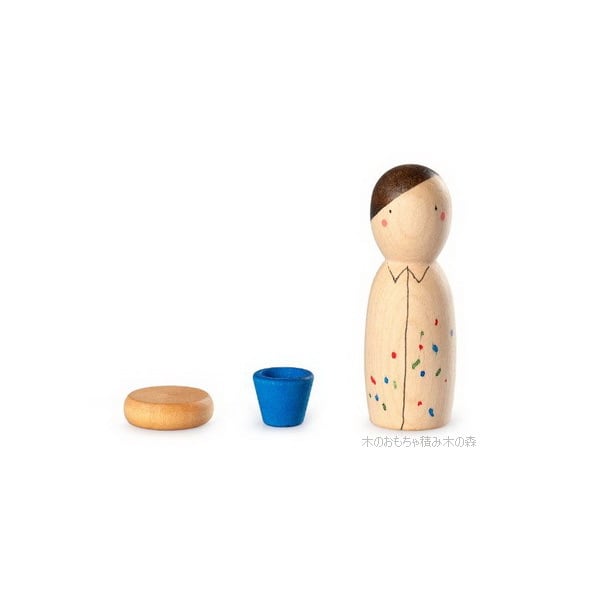 グラパット Grapat ラッキーラッキー4 自然素材を生かしたおもちゃ