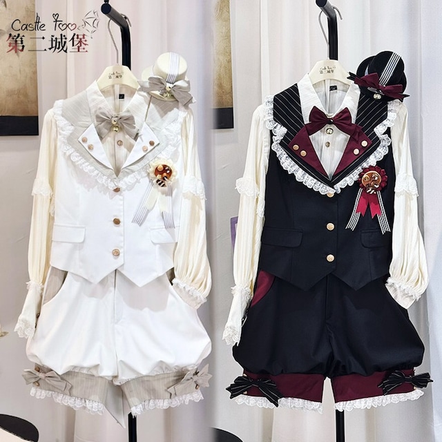 王子系 少年装 セットアップ ベスト シャツ かぼちゃパンツ 小帽子 イベント ｜ SEASONZ 【予約商品 4/27まで】