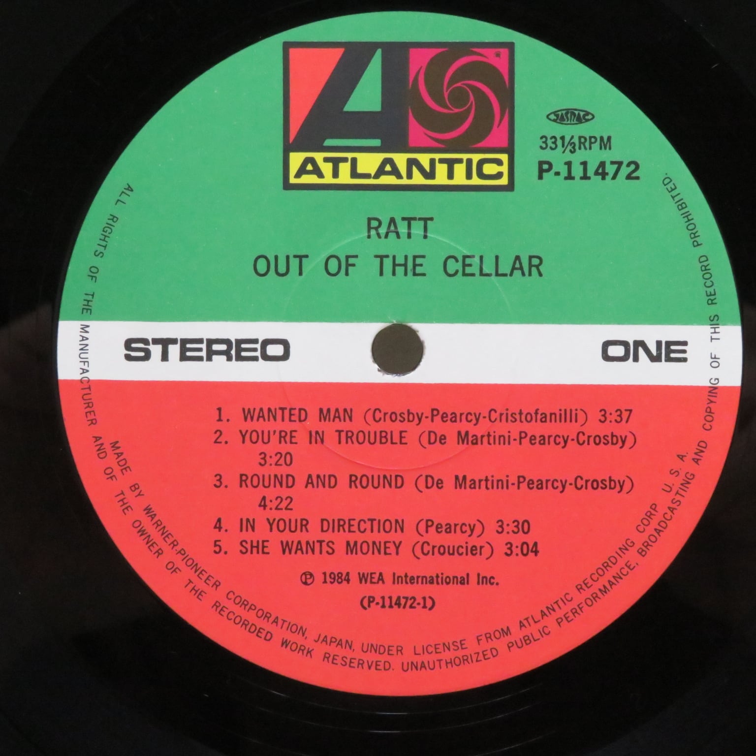 Ratt / Out Of The Cellar [P-11472] - 画像3