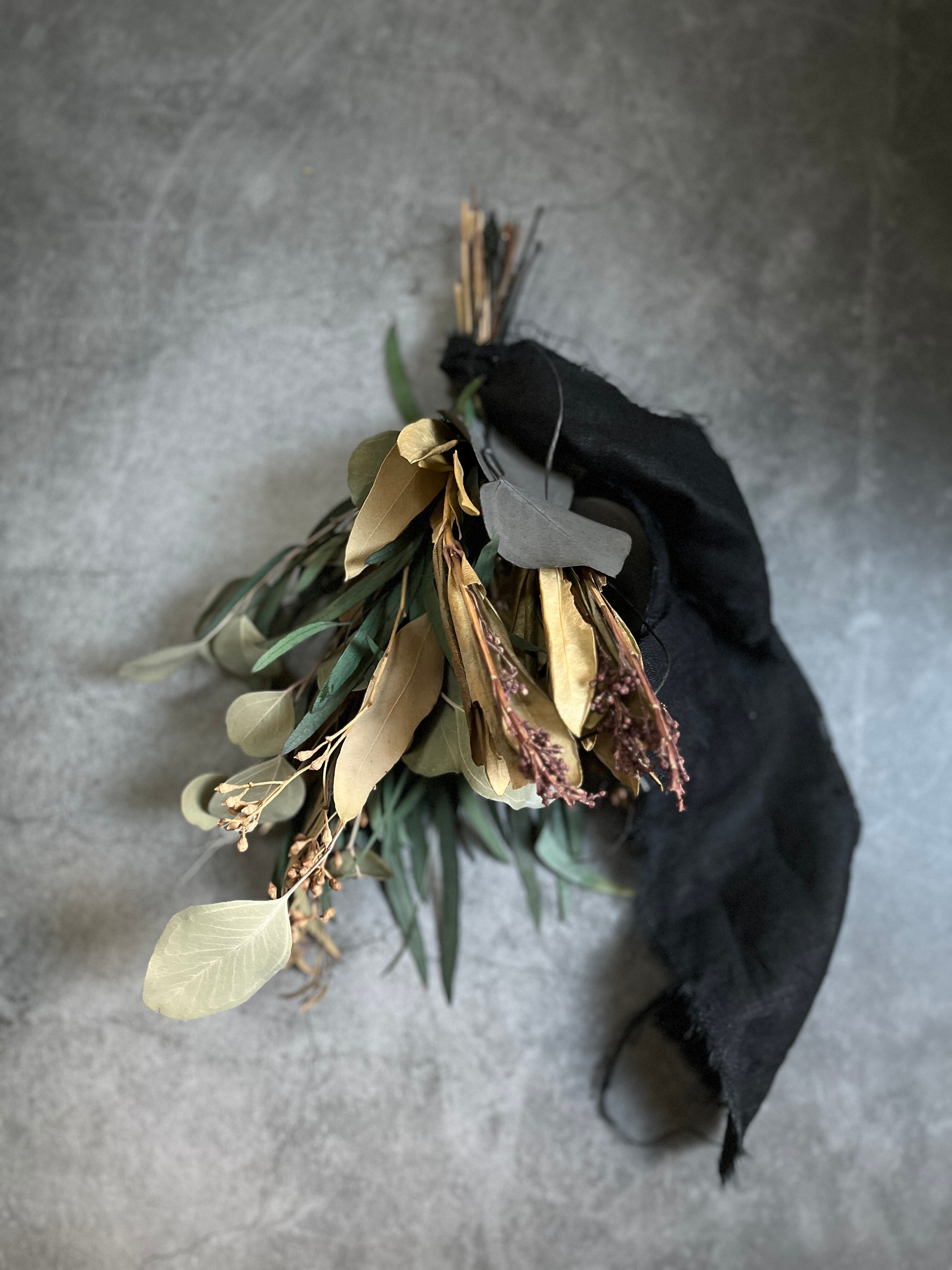 ドライフラワーインテリア ユーカリ スワッグ herbier swag eucalyptus 