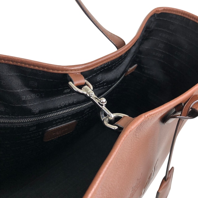 LOEWE ロエベ ヘリテージ トートバッグ ブラウン レザー vintage ヴィンテージ オールド 6rmryp