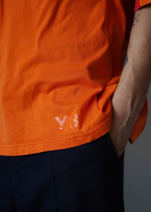 Y-3 dropped shoulder two-tone T-shirt