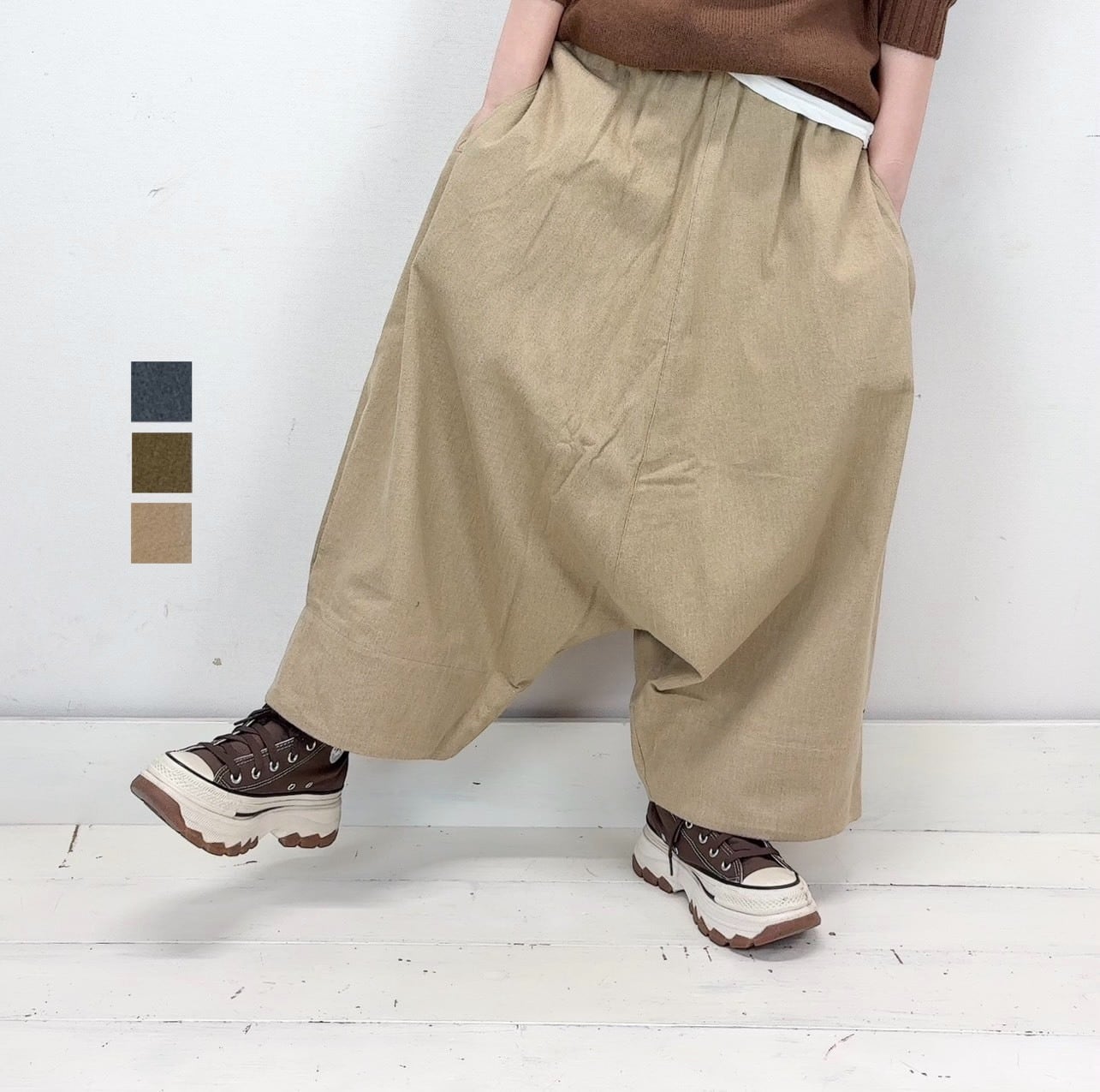 yim】コットンサルエルパンツ / Y65116 | syozikiya online shop