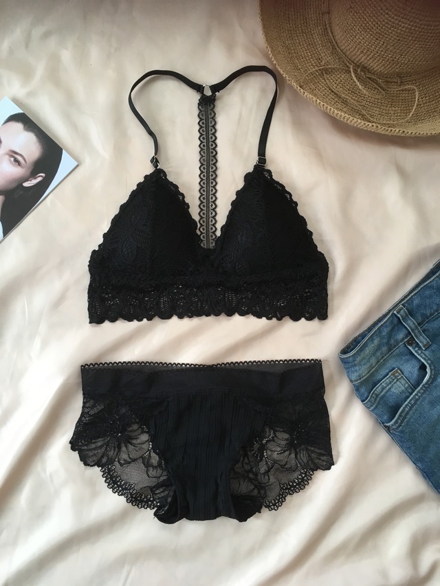 パッド付き black×black RELAX.プリーツショーツ