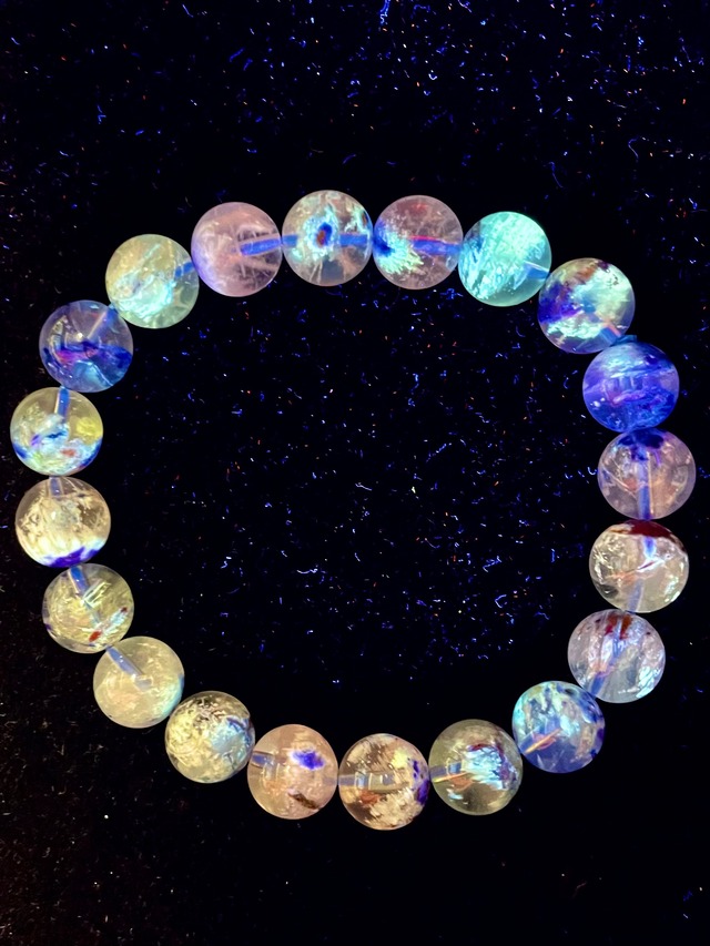 17) 時空の超越・永遠なる火の鳥「フェニックスinクオーツ」ブレスレットB