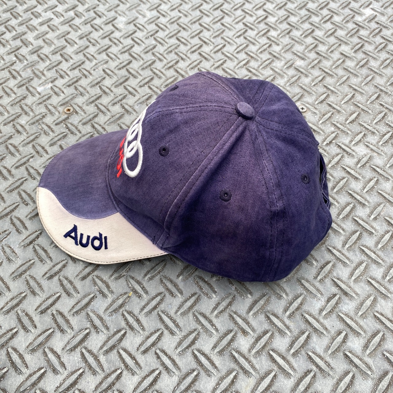 AUDI Navy × White Logo Cap