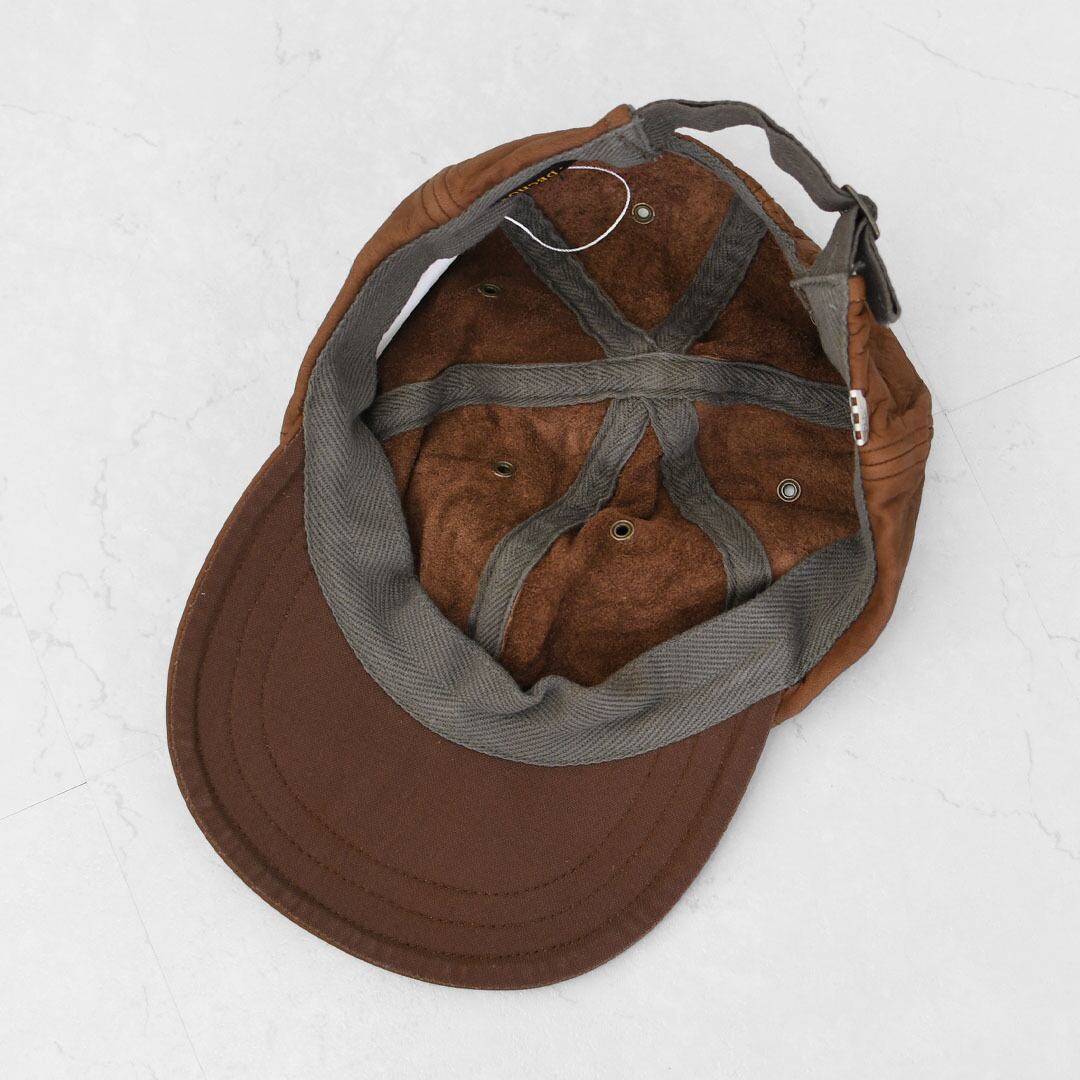 DECHO [デコー] LEATHER 6 PANEL CAP [9-6AD25] レザー6パネルキャップ