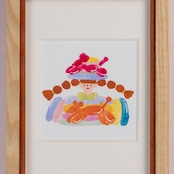 < Riie / ワカイリエ > 原画「雨具の風船」