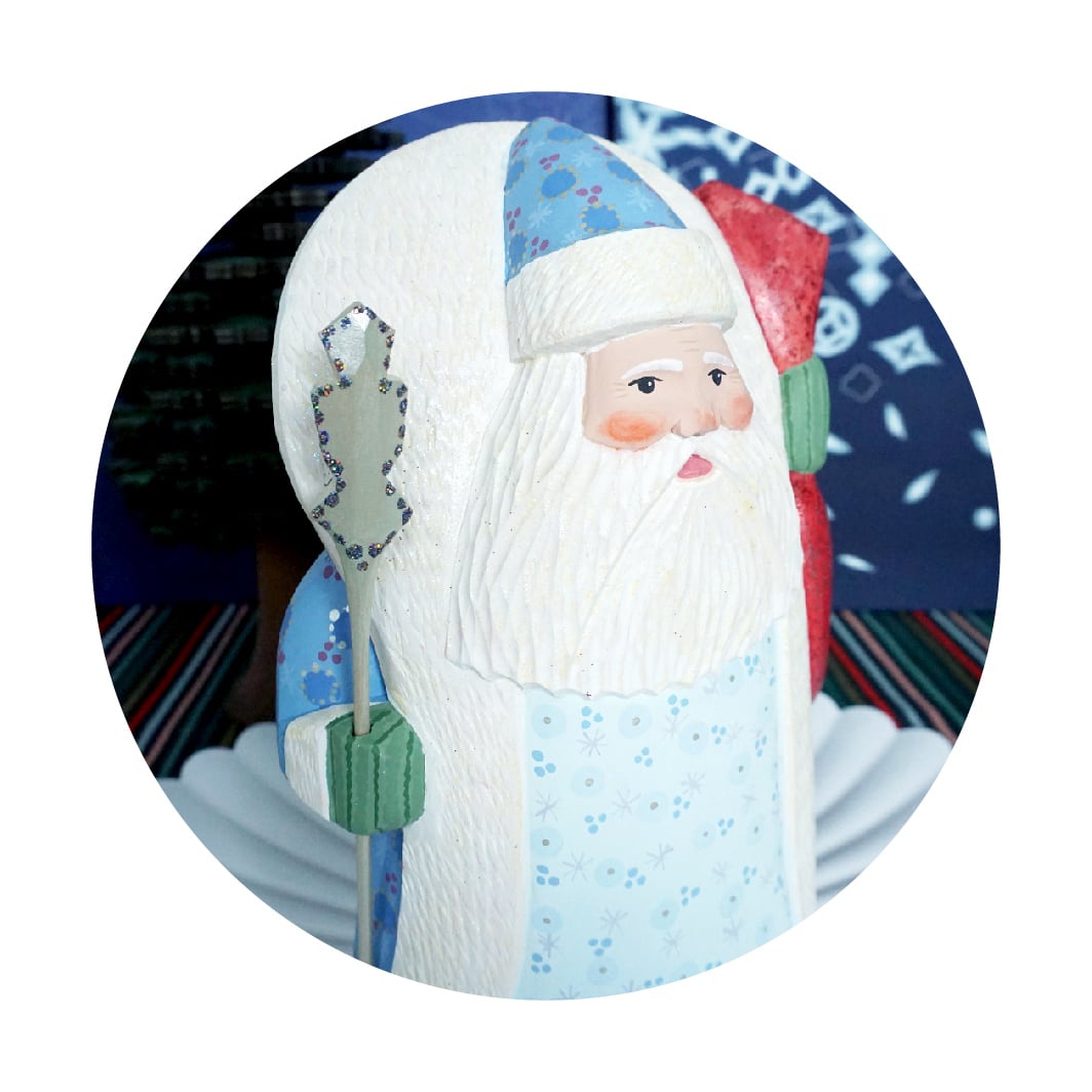 オルガ・ロバノワ作 ジェドマロース 木彫り人形 | GINZA HAKKO 木の香