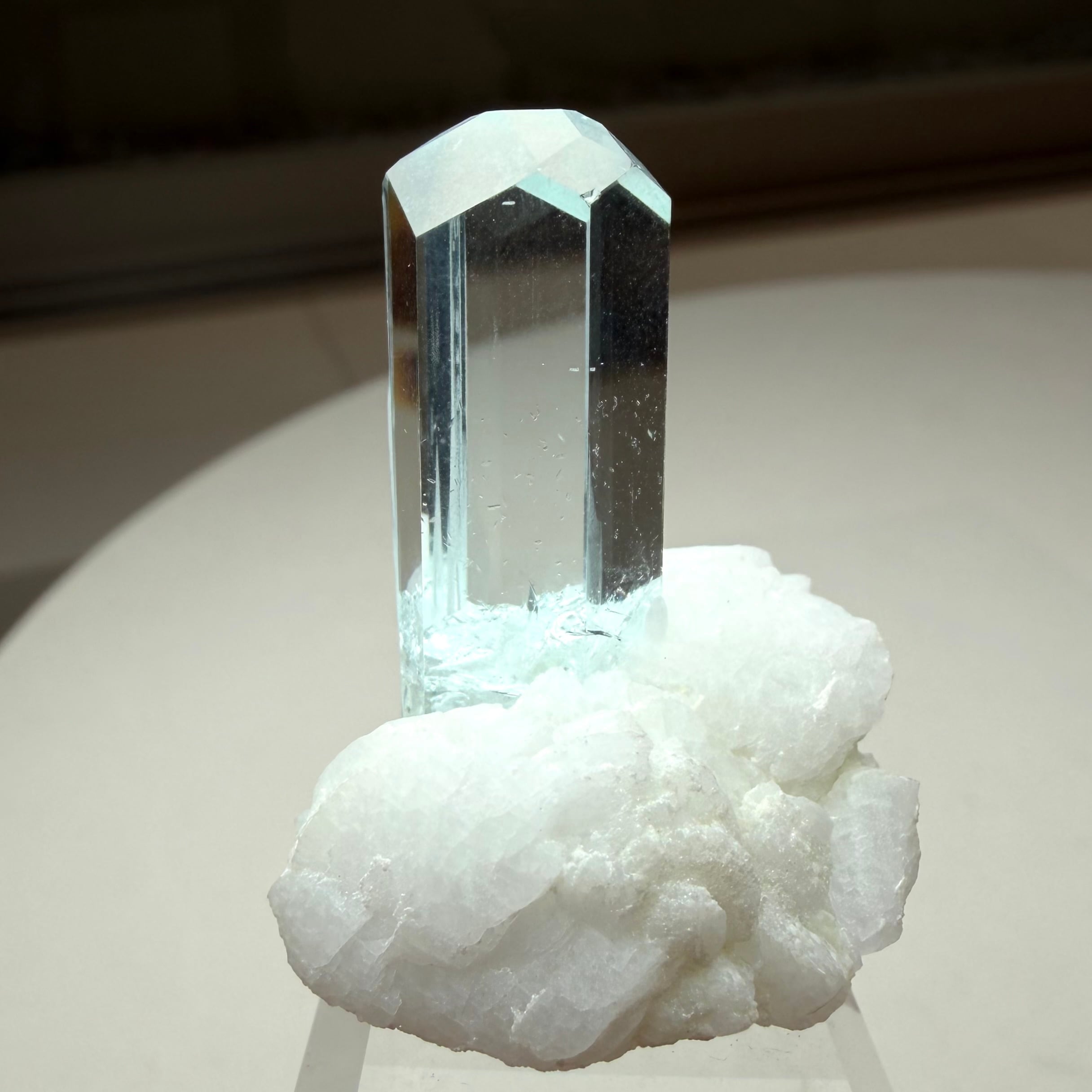 【パキスタン/シガール産】アクアマリン パキスタン シガル産 アクアマリンの母岩付き結晶（原石） 16.4g- cute