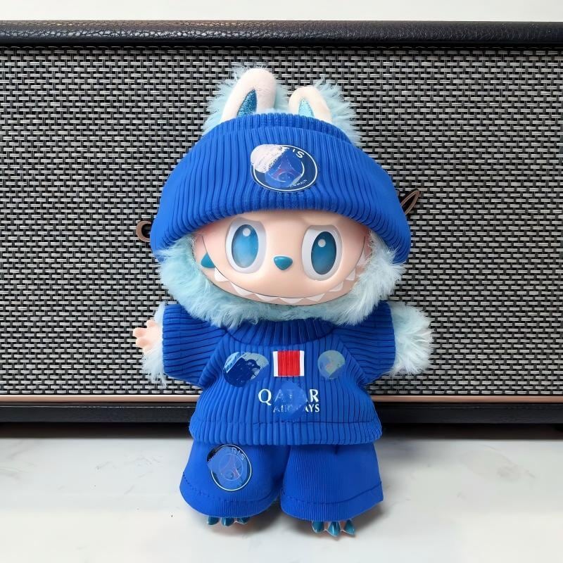 Labubu 1-3世代対応 サッカースポーツ ニットトップス＋パンツ＋ニット