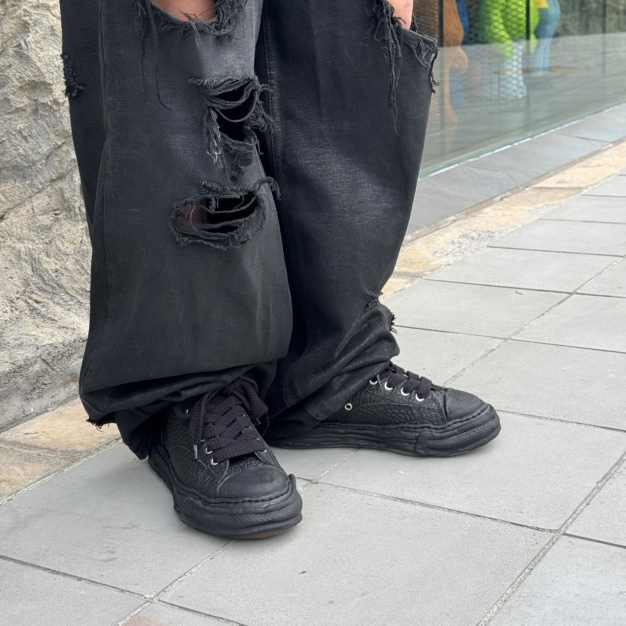 【Maison MIHARA YASUHIRO】PETERSON 23/original sole monster leather Low -Top sneaker - 11