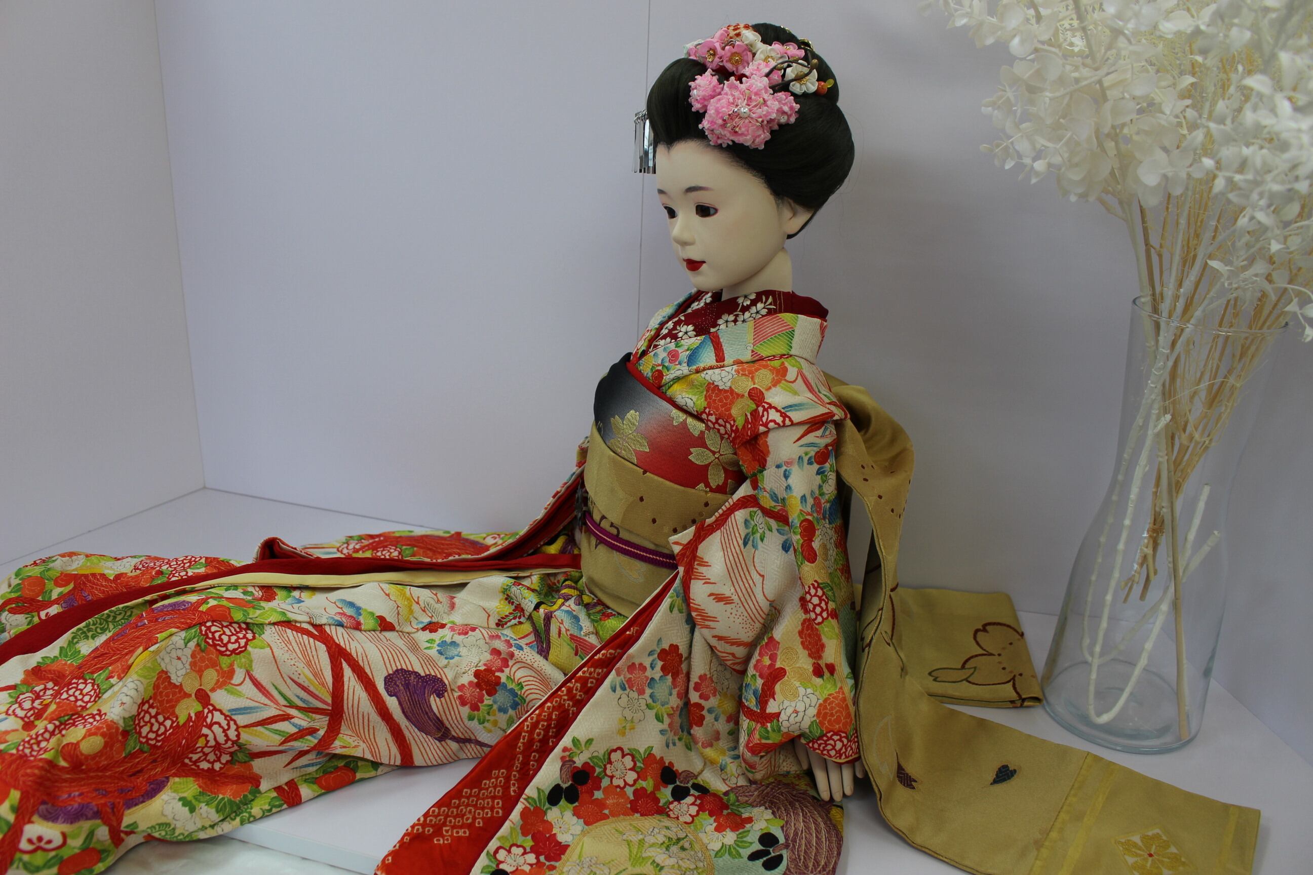創作人形 稲邊智津子作 「ひかり」 稲邉 智津子 chizuko inabe「舞妓」 | SHIMADA DOLL