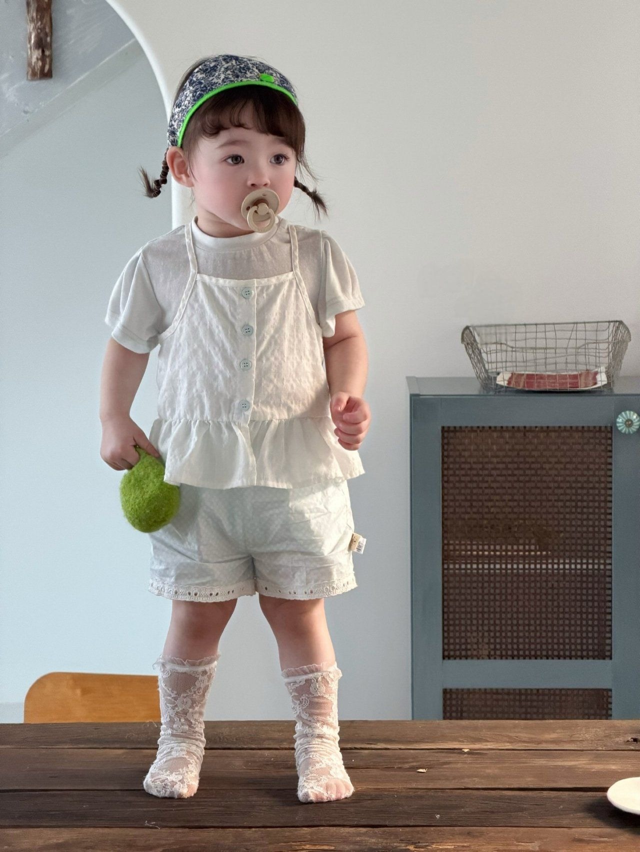 [my daughter] Mint Sugar Frill Set-up / [마이다럴] 민트슈가프릴상하세트