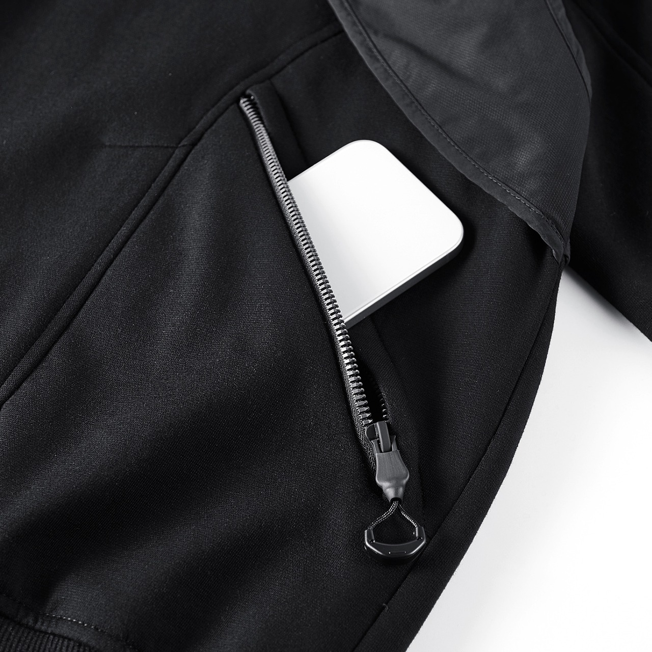 VIP フェイクツーピース マルチポケットパーカー