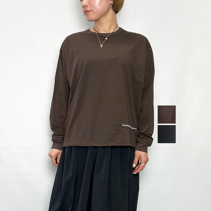 激安出品　新品　beautiful people デザイントップス beautiful people ビューティフルピープル ELS cotton jersey AtoZ