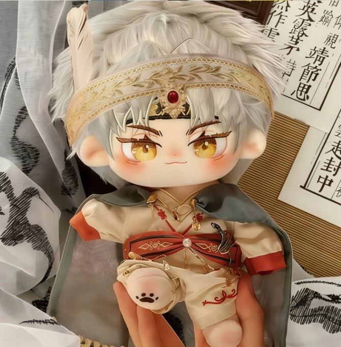 20cm 無属性ぬいぐるみと洋服セット 本体 コットン ドール 無属性