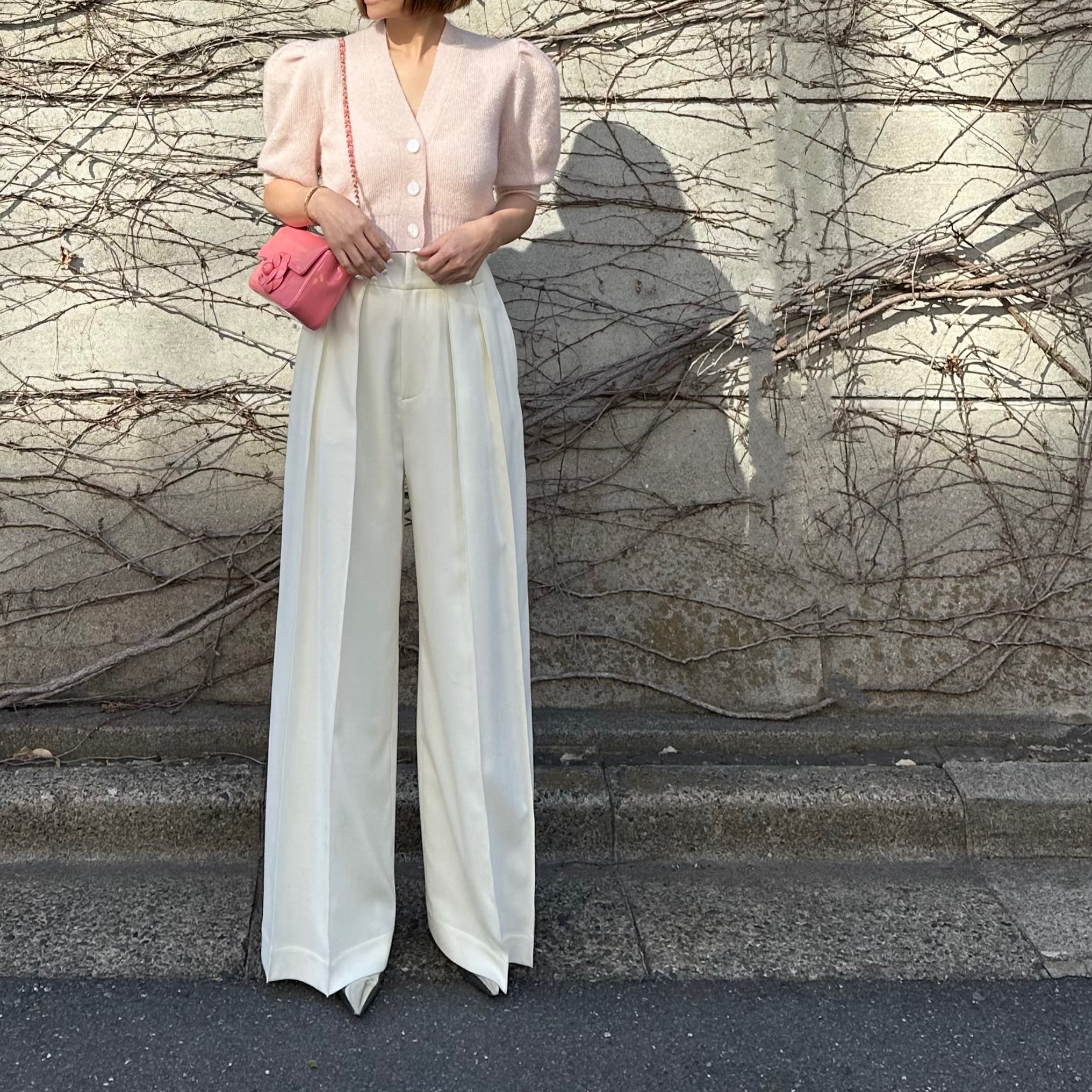 ラメカーディガン Clarisse ピンク | Cygne 