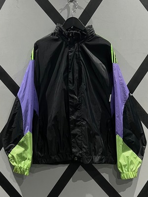 【X VINTAGE】"adidas" 90's Color Swiching Vintage Loose Track Jacket